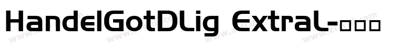 HandelGotDLig ExtraL字体转换